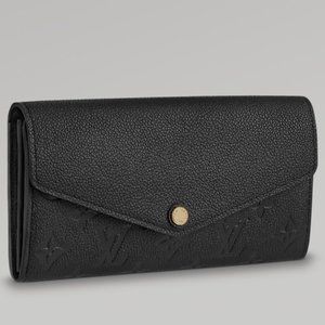 Louis Vuitton Sarah Wallet Empreinte in Black - Like New